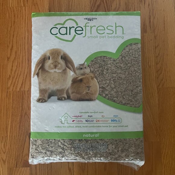Carefresh Natural Small Pet Bedding 60 liters Guinea Pig Rabbit Hamster - Picture 5 of 7